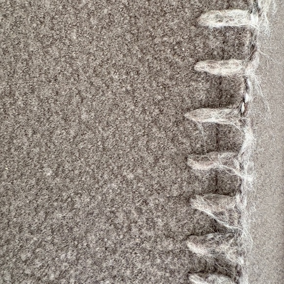 Garnet Hill boiled wool asymmetrical jacket - Picture 6 of 9